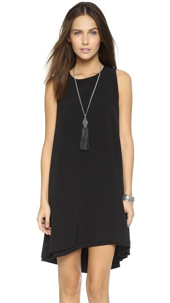 BB Dakota Kenna High Low Dress in Black (Not Shown: Wine)