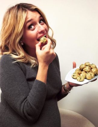 Watch Daphne Oz and chef Michael Symon make healthy and delicious turkey broccoli cheddar meatballs on the Wednesday, September 23, 2015 episode of "The Chew!" Image courtesy of Twitter.com/TheChew