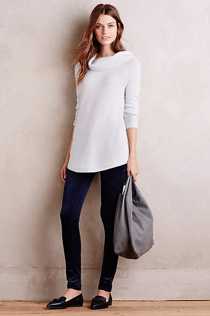AG Velvet Legging Jeans by AG in Blue Night. Anthropologie