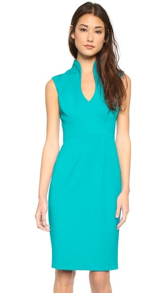 Black Halo Zara Sheath Dress in Peacock