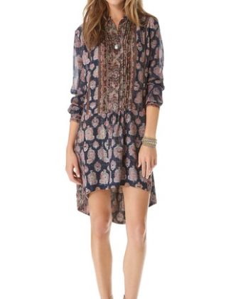 Burning Torch Florentine Tunic Dress