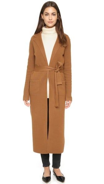 By Malene Birger Edale Wrap Coat in Burnt Umbra