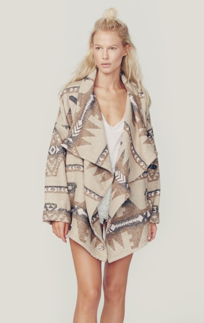 Capulet WRAP JACKET in Nava/SND