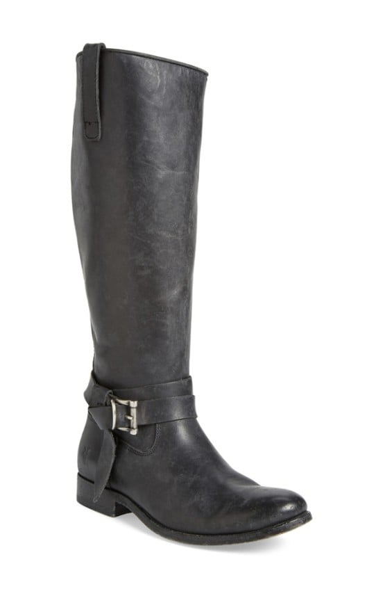 Frye 'Melissa Knotted' Tall Boot (Women) in Black Leather