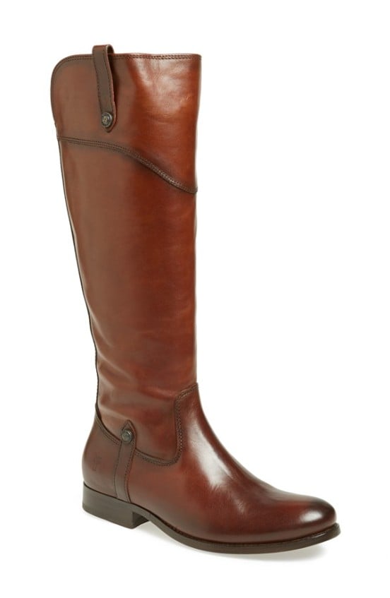 Frye 'Melissa Tab' Knee High Boot (Women) in Redwood Vintage Leather