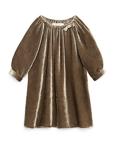 Gucci Baby's Velvet Dress in Hazel