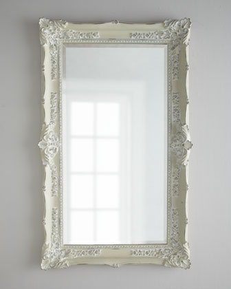 "Antique White" Mirror in White. Horchow