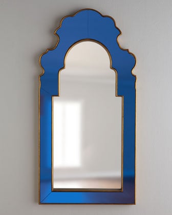 Sapphire Mirror by Bunny Williams. Size: 27"W x 1"D x 54"T. Horchow