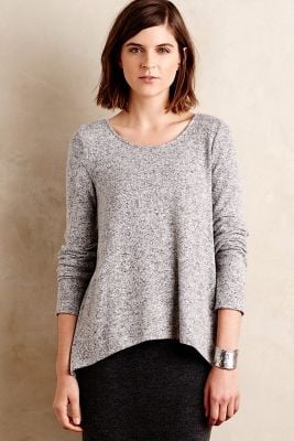 Hatchi Tunic by Akemi + Kin in Grey. Anthropologie