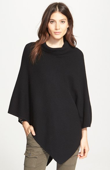 Joie 'Loysse' Wool & Cashmere Cowl Neck Sweater in Caviar, Dark Navy or Heather Grey