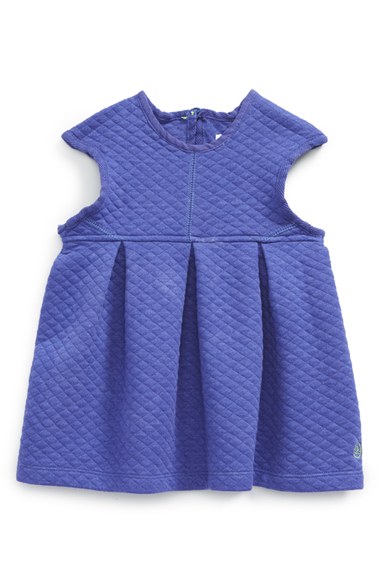 Margherita Quilted Jersey Dress (Baby Girls) in Violet fall dresses for baby girls