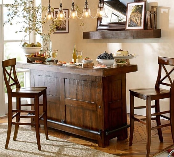 Pottery Barn RUSTIC LARGE ULTIMATE BAR