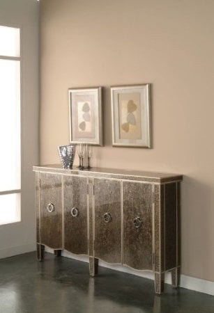 Pulaski Paxton Console Tiara Silver, 62 by 12 by 38-Inch, Metallic