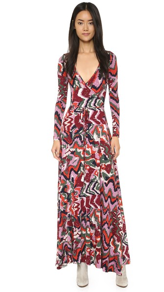 Rachel Pally Long Wrap Dress in Solstice