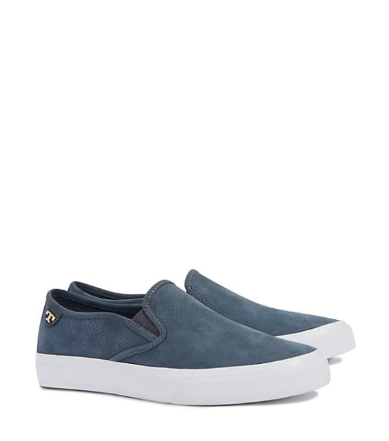 Tory Burch LENNON SLIP-ON SNEAKER in Navy or Taupe