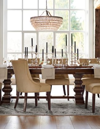 BANKS EXTENDING DINING TABLE (Sizes: Medium 76 x 40" or Large 92 x 42"). Pottery Barn