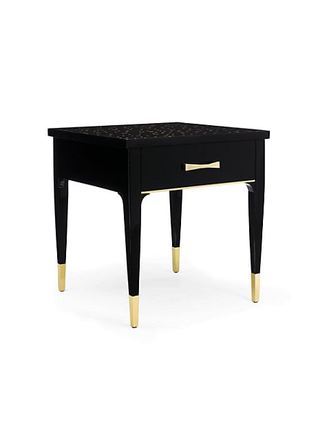 kate spade home calypso end table in onyx