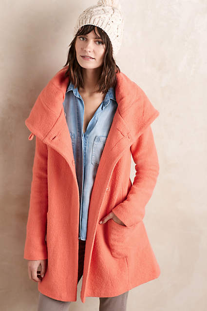 Boiled Wool Sweater Coat by Moth. Anthropologie
