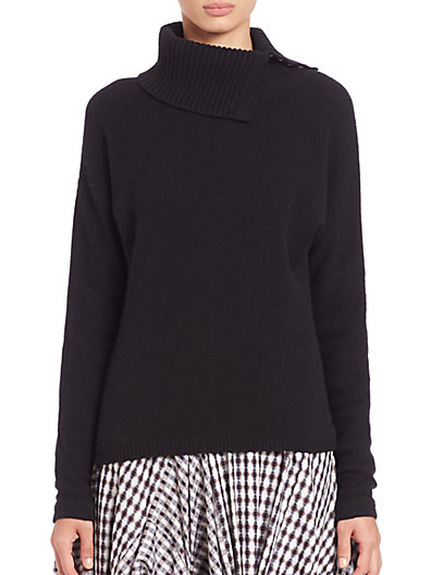 Creatures of the Wind Oversized Turtleneck Sweater in Black