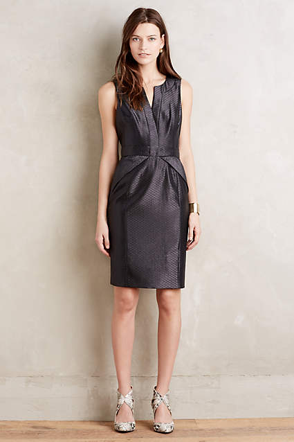 Cross-Front Sheath by Nue by Shani in Black. Anthropologie