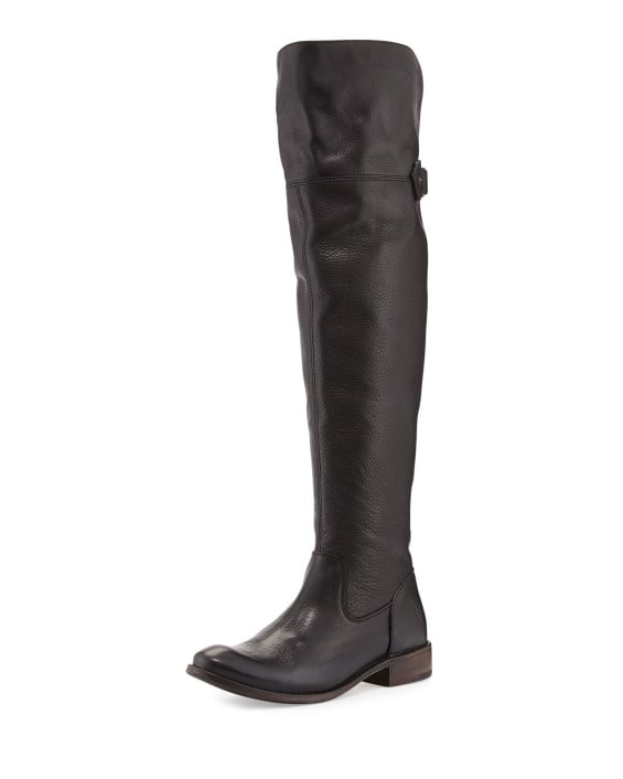 Frye Shirley Over-the-Knee Riding Boot in Black. Neiman Marcus