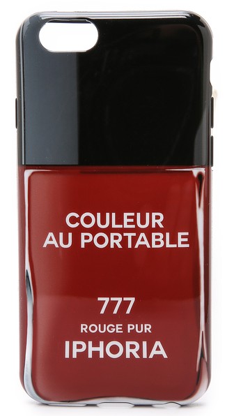 Iphoria Couleur Nail Polish iPhone 6/6s Case in Rouge Pur