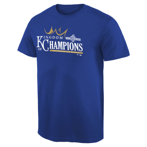 Kansas City Royals Royal 2015 World Series Champions Local Flavor T-Shirt