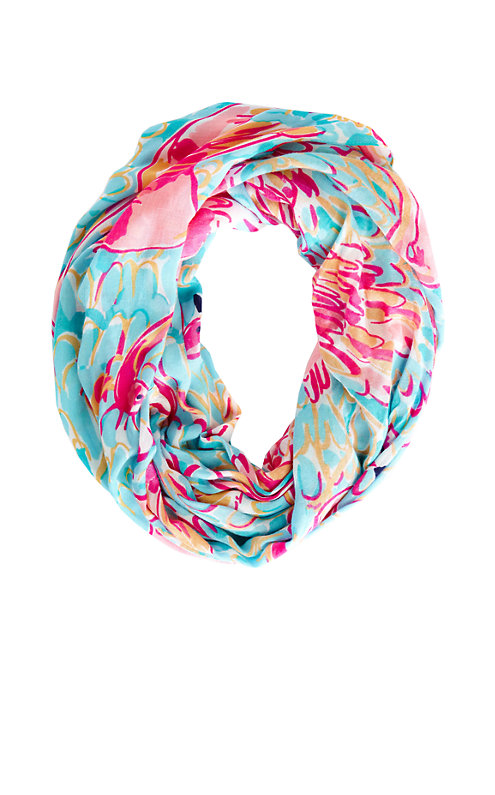 Lilly Pulitzer RILEY INFINITY LOOP SCARF - PEEL AND EAT in Multi Peel and Eat Scarf