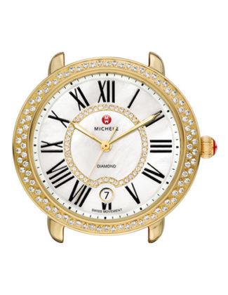MICHELE Gold Serein 16 Diamond Watch Head. Neiman Marcus