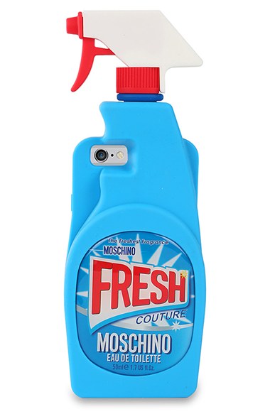 Moschino Spray Bottle iPhone 6 & 6s Case in Light Blue