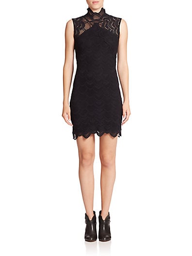 Nightcap Clothing Victorian Lace Dress in Black