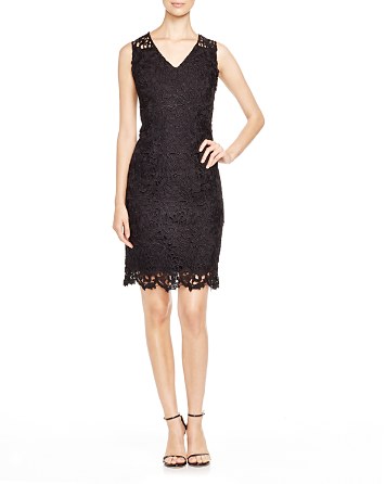 T Tahari Kimber Lace Dress in Black