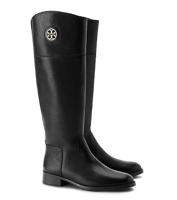 Tory Burch JUNCTION RIDING BOOT in Black or Almond