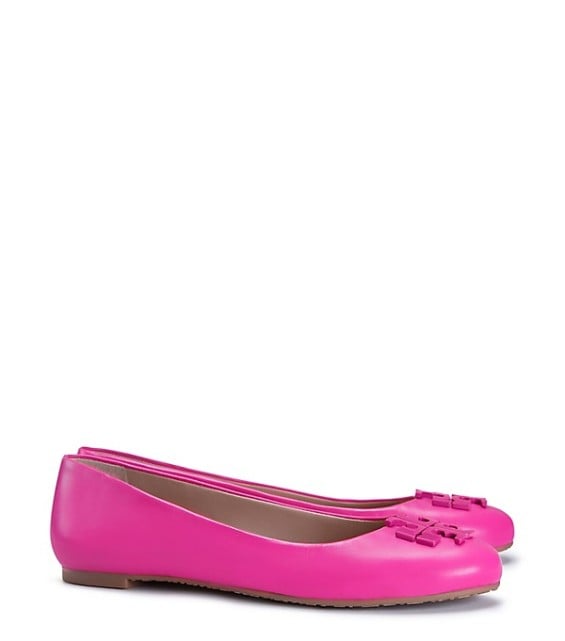 Tory Burch LOWELL BALLET FLAT in Saucy Pink