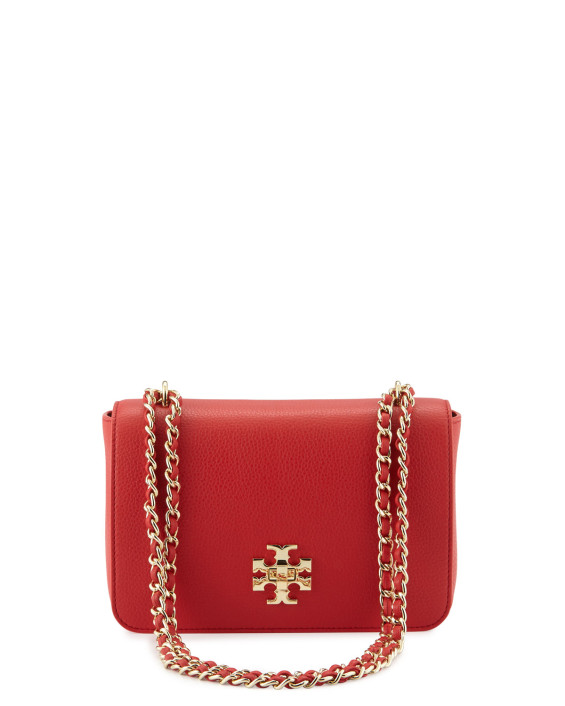Tory Burch Mercer Adjustable-Strap Shoulder Bag, Vermillion. Neiman Marcus