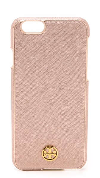 Tory Burch Robinson Hardshell iPhone 6 / 6s Case in Rose Gold or Soft Silver iphone 6s cases