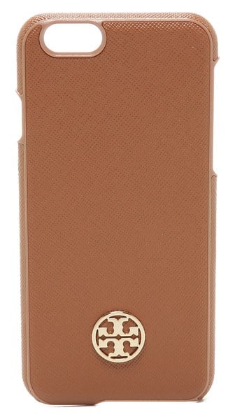 Tory Burch Saffiano Hardshell iPhone 6 / 6s Case in Tigers Eye or Black
