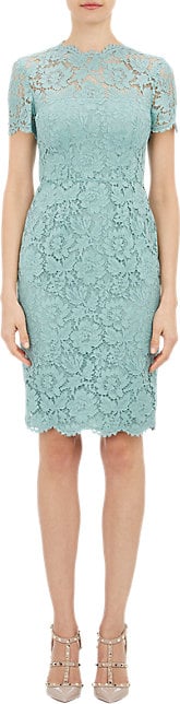 VALENTINO Lace Sheath Dress