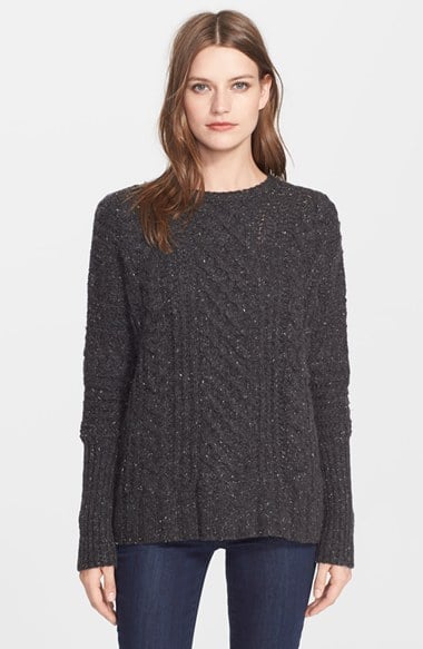 autumn cashmere Crewneck Cashmere Sweater in Galaxy