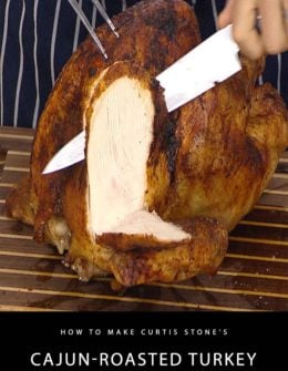 Learn how to make the delicious cajun-roasted turkey that Curtis Stone made on the Today show on Monday November 2, 2015. This turkey is perfect for every holiday - from Thanksgiving to Christmas, Easter and more.