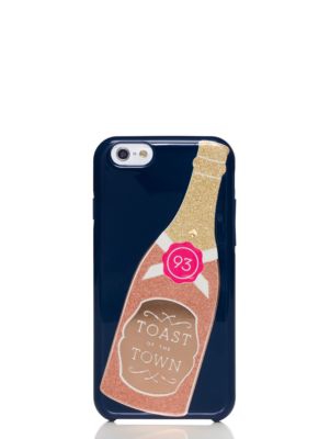 kate spade champagne bottle iphone 6 case in multi