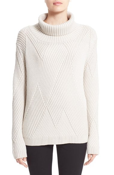 rag & bone 'Blithe' Merino Wool Turtleneck Sweater in Antique White or Charcoal Grey
