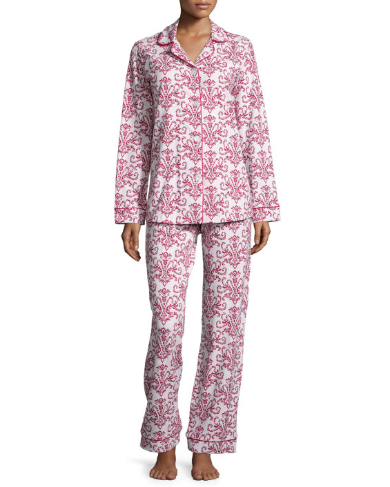 Bedhead Candy Canes Printed Pajama Set in Print