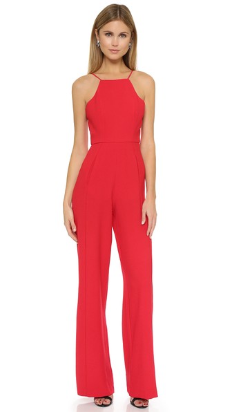 Black Halo Joaquin Jumpsuit in Wildfire or Black