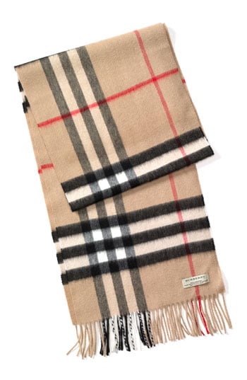 Burberry Heritage Check Cashmere Scarf in Classic Check