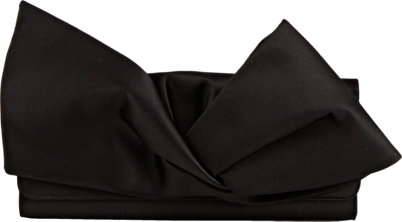 CHRISTIAN LOUBOUTIN Loubibow Clutch in Black