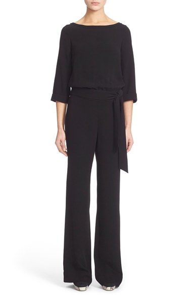 Diane von Furstenberg 'Gwynne' Jumpsuit in Black