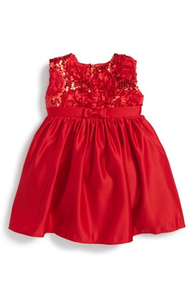 Dorissa Sleeveless Party Dress (Baby Girls) in Red