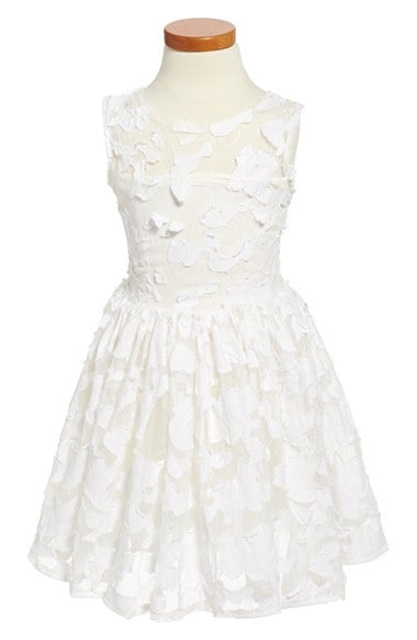 Fiveloaves Twofish 'Pretty in Ivory' Party Dress (Toddler Girls, Little Girls & Big Girls) in Ivory