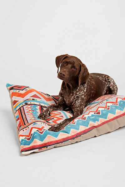 Kris Tate For DENY Cactus 1 Pet Bed in Orange